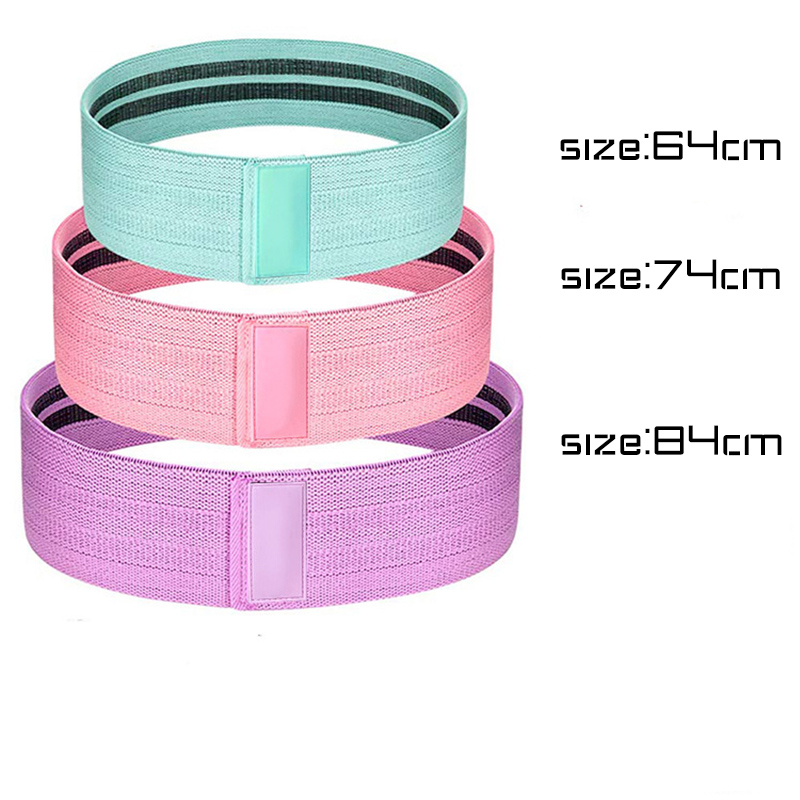 Colorful antiderapant Circle Resistance Hip Circle Band bandă de șold