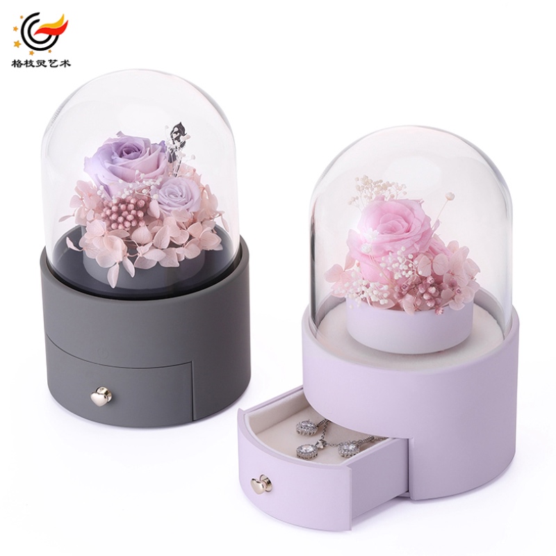 GL-PA0005 Cutie cadou cu floare