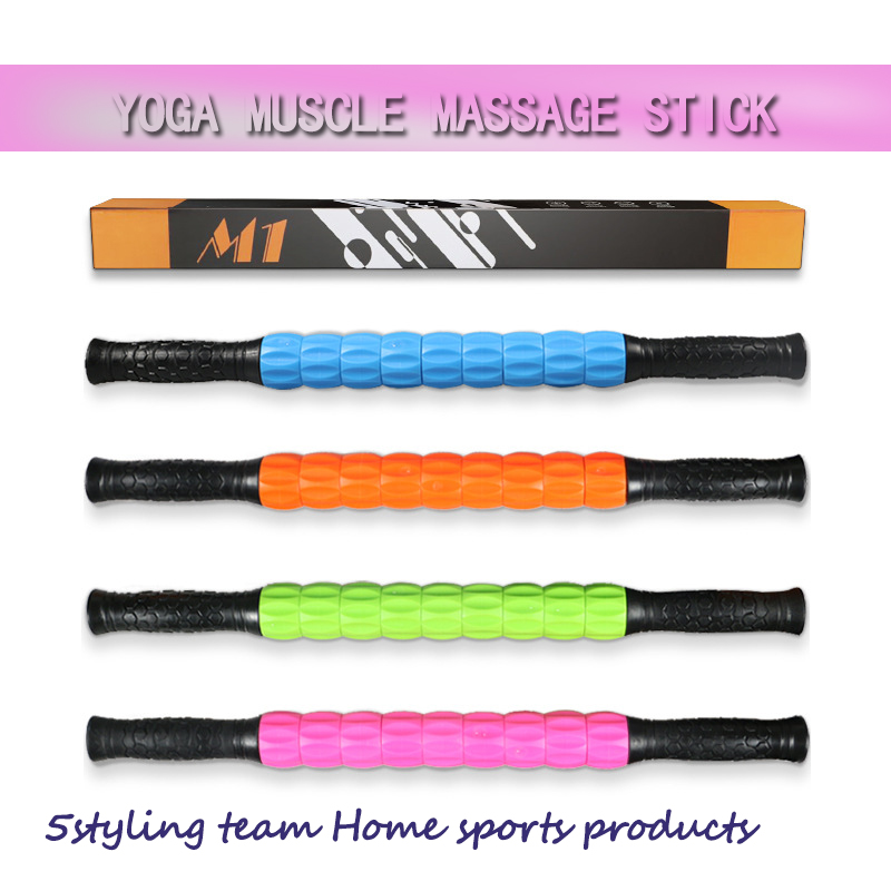 Fitness musculare stick de masaj Yoga musculare profunde relaxare ax masaj educație privată fascia roller gear masaj stick