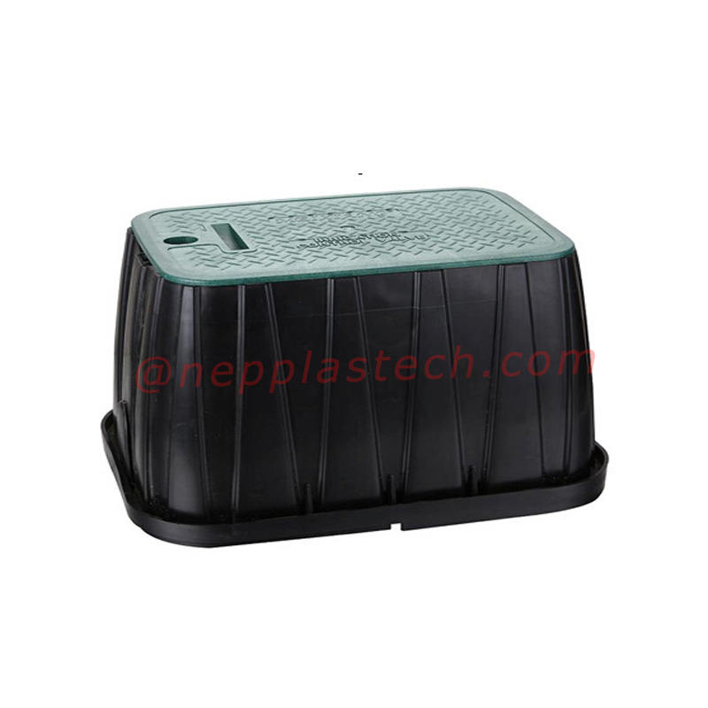 Sistem de irigare auto peisaj solar 6 10 12 inch valva de plastic și cutie de contor de apă