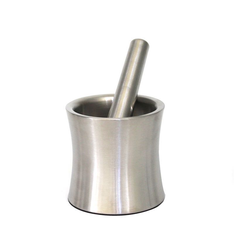 Oțel inoxidabil 304 mortar și set de pesti, râșniță cu condimente