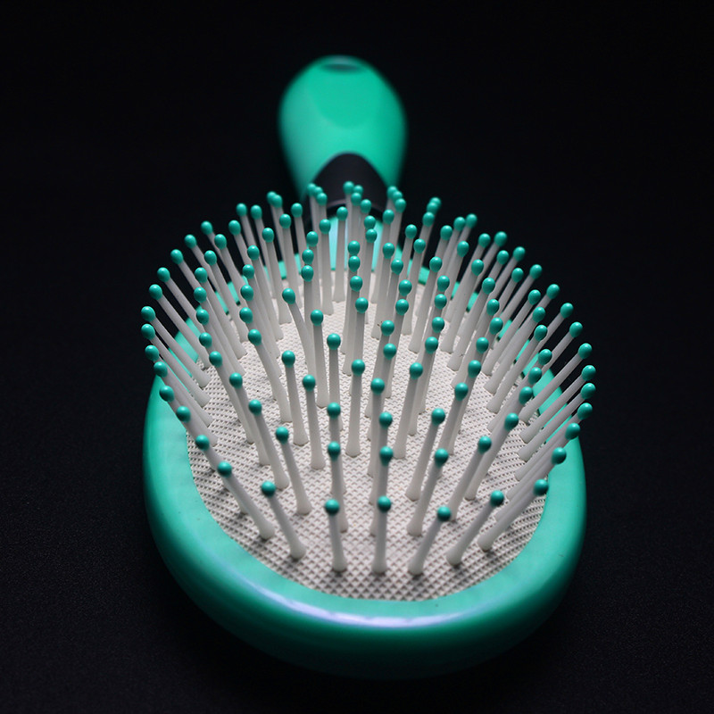 Luxos Detangling Mermaid shell păr perie electroplatire păr perie Florial Păr pieptănat coafura Frumuseţea pieptănat pieptene Highlight Combs pentru Clipper de păr
