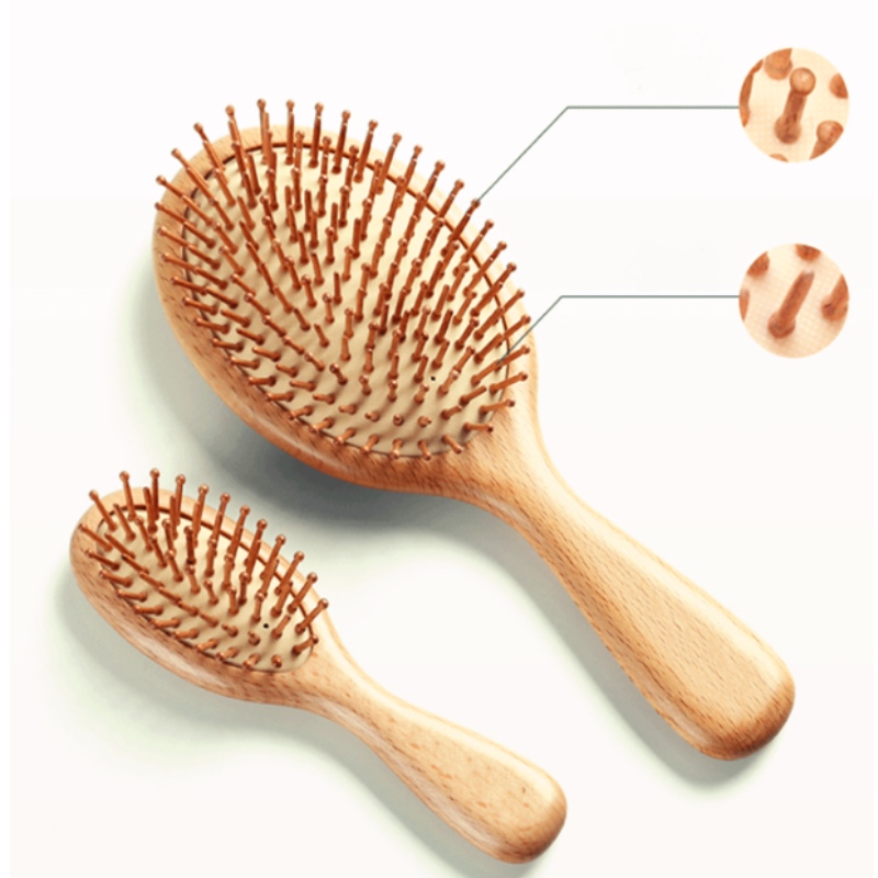 3 Bucăţică de kit Comb Scalp masaj airbag pieptene anti-static de aer machiaj de lemn pieptene personalizat