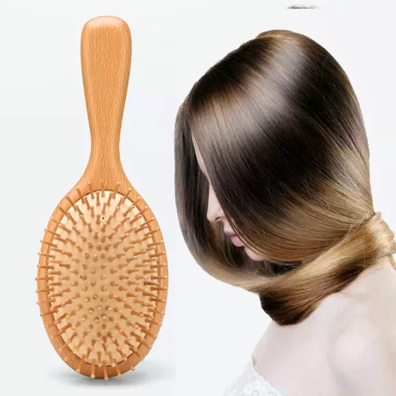 3 Bucăţică de kit Comb Scalp masaj airbag pieptene anti-static de aer machiaj de lemn pieptene personalizat