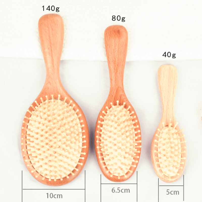 3 Bucăţică de kit Comb Scalp masaj airbag pieptene anti-static de aer machiaj de lemn pieptene personalizat