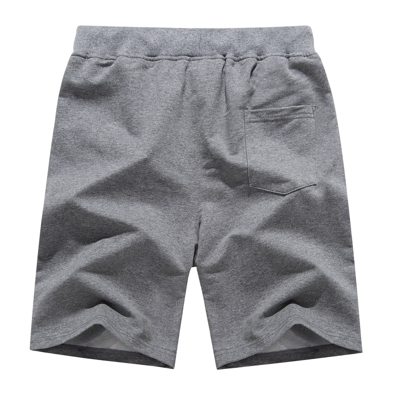 Men's Cotton Joggers Casual Working Out Shorts Running Shorts With Zipper Pockets Loose Leg Bottom Activevewear