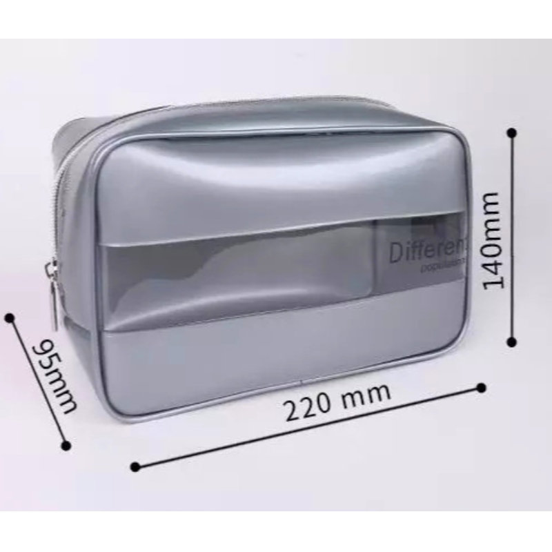 Machiaj portabil transparent de cusături portabile cu ridicata Geantă cosmetică din PVC, Geantă pentru machiaj Cosmetică, Cosuri cosmetice personalizate machiaj