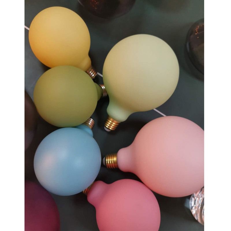 NOU Design de filament decorativ E27 a condus lumina Macaron bec de iluminat decorare