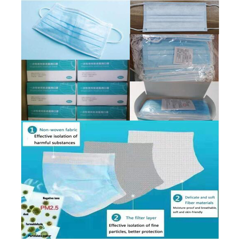 Disposabil masca facială medical ă