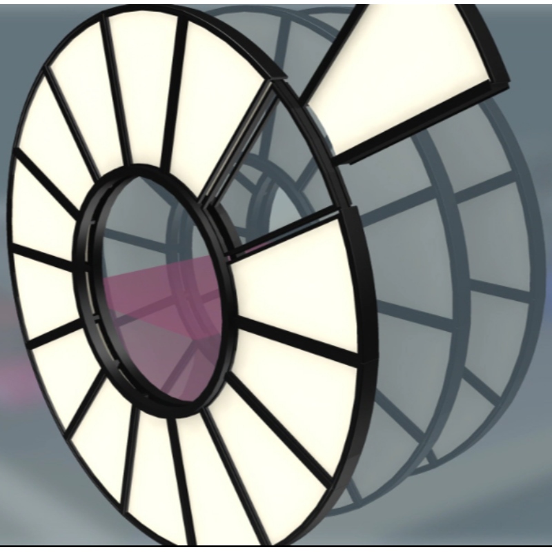 Filtru cu discuri complet închis