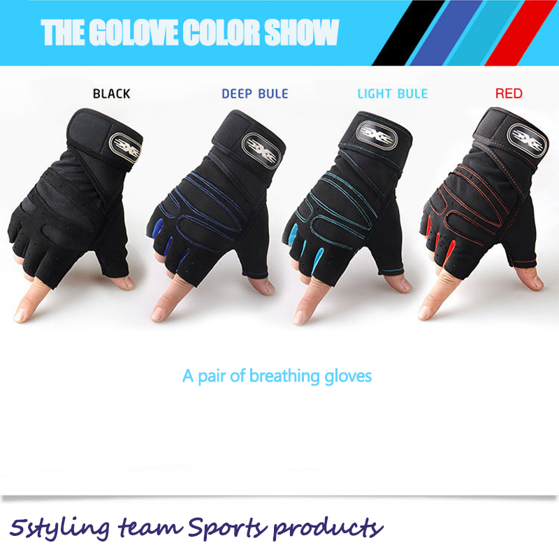 Mănuși de ridicare Half Deget pentru echipament sportiv și de fitness pentru bărbați mănuși pentru ciclism în aer liber, tactică vânzare rapidă comerț exterior