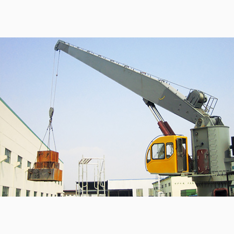 Telescopic Boom Sleewing Marine Crane