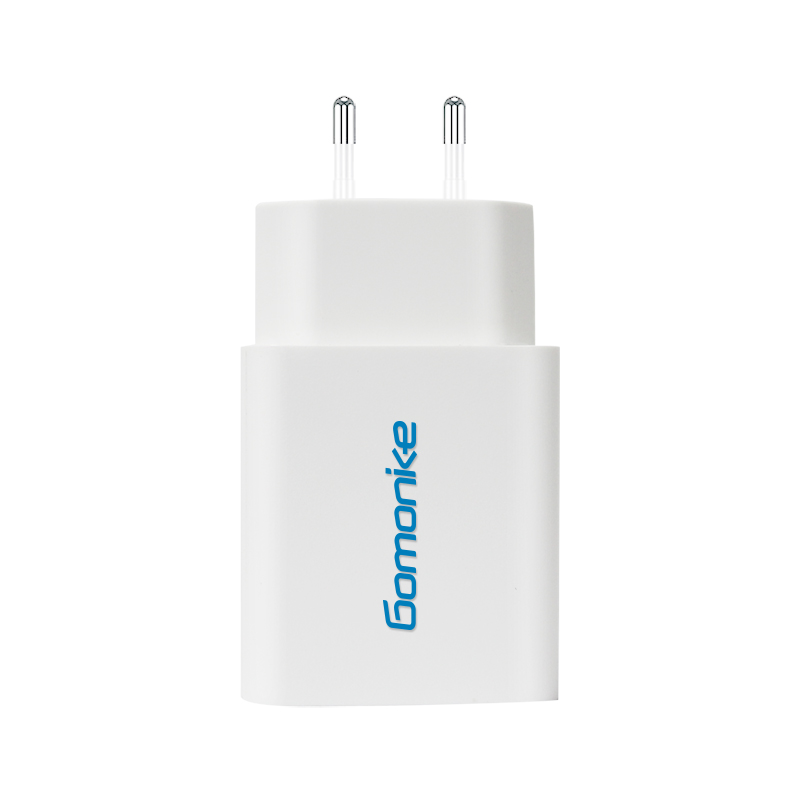 Adaptor pentru mufe europene, încărcător dual USB de perete 2.1A Compatibil cu telefoanele iPhone, Samsung, LG, Android