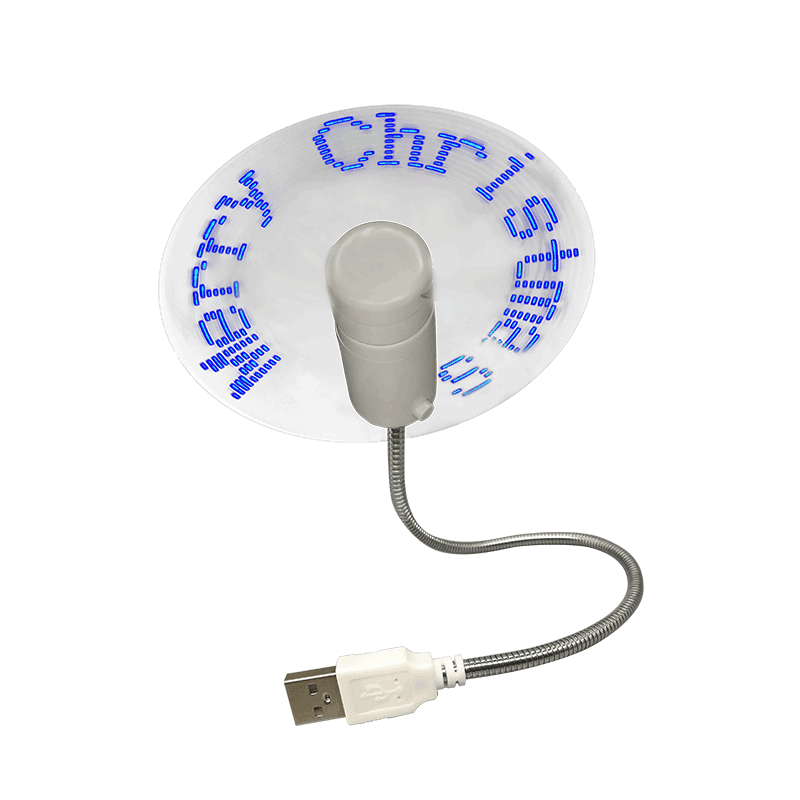 Ventilator de ceas cu led USB S02