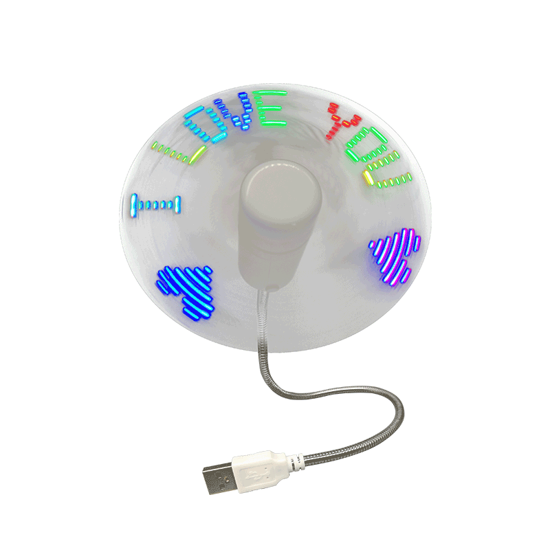 Ventilator de ceas cu led USB S02