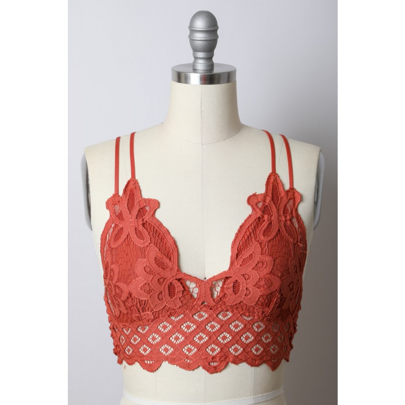 GA-5448 Grace Girl Croochet Lace Braultte Longline Cele mai populare în 2020