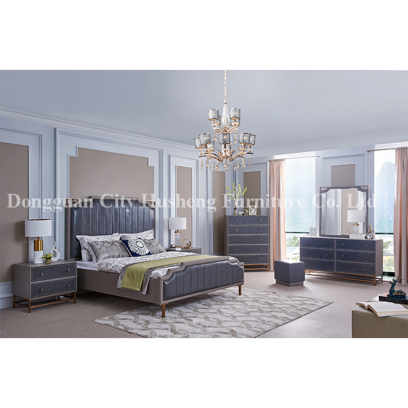 Unică &Classic Metal Design Bedroom Mobilier