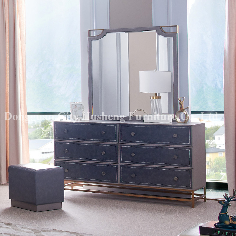 Unică &Classic Metal Design Bedroom Mobilier