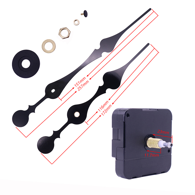 vânzare fierbinte 20mm super cuplu I mișcare ceas ax și mână mare ceas