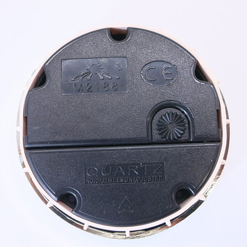 diametrul 65mm perete rotund inserție de culoare argint ceas