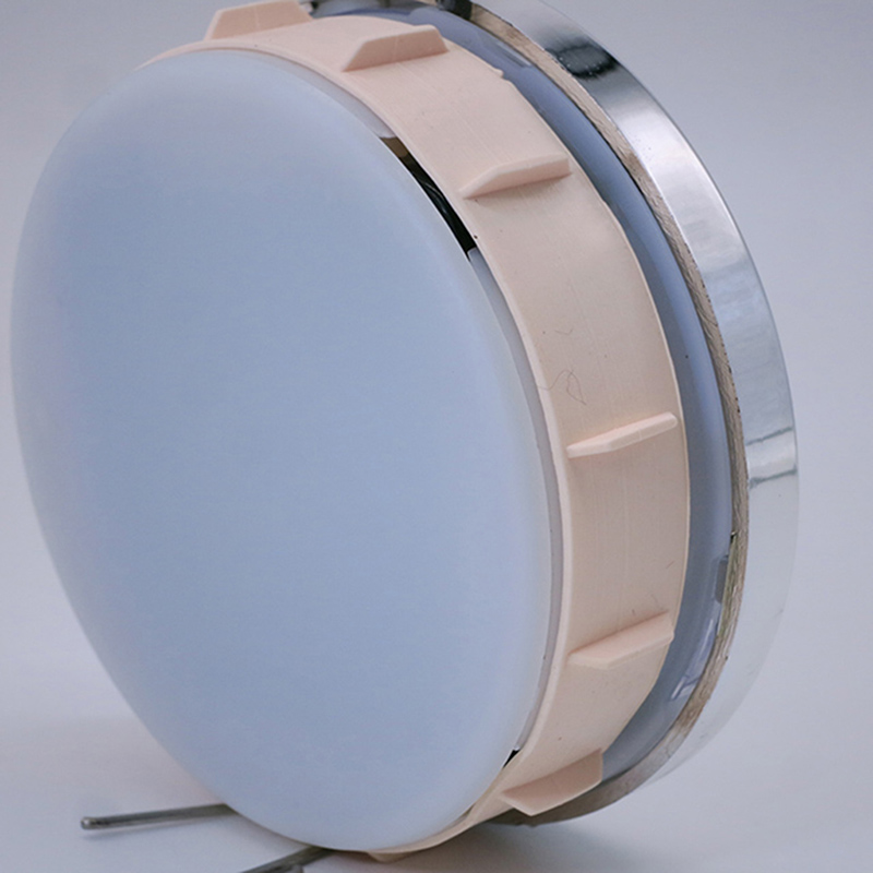 diametrul 80mm culoare argintie pentru studiul peretelui