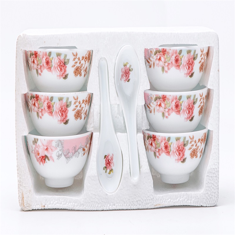 10W &Cina Set Heat rezistent Opal Glassware