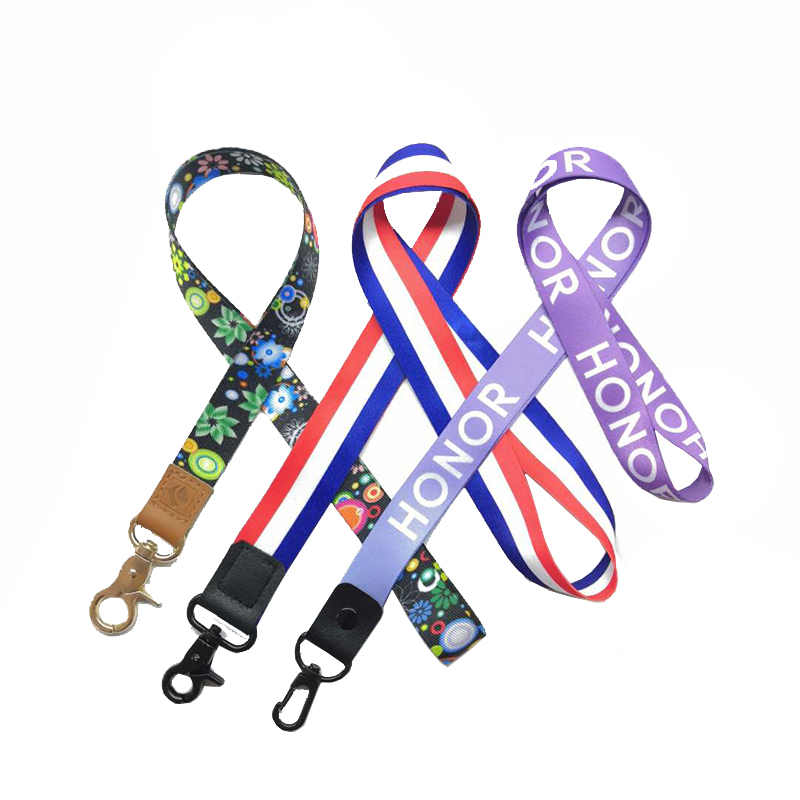 Vânzări directe ale fabricii, personalizate, la scară mare, de poliester, lanyard din piele, PU, din piele, leard boutique lanyard de înaltă calitate, logo personalizat