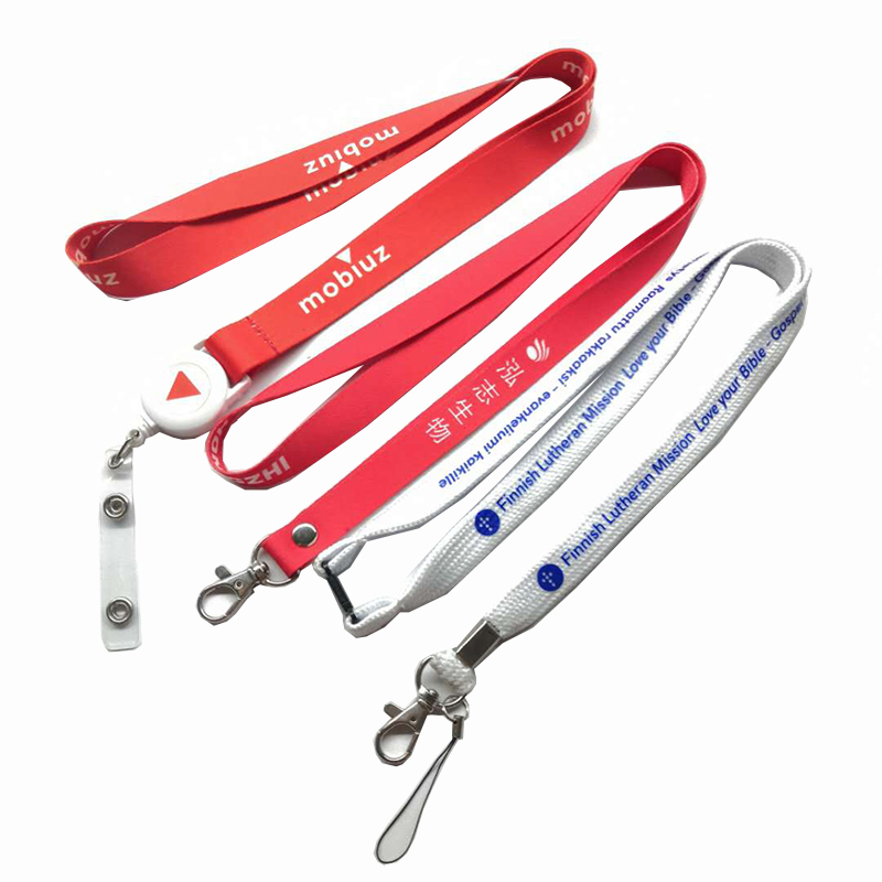 Practica de vânzări directe personalizate Lanyard angro poliester lanyard de transfer cald lanyard lanyard uşor de tras catarama de extensie lanyard logo imprimabil