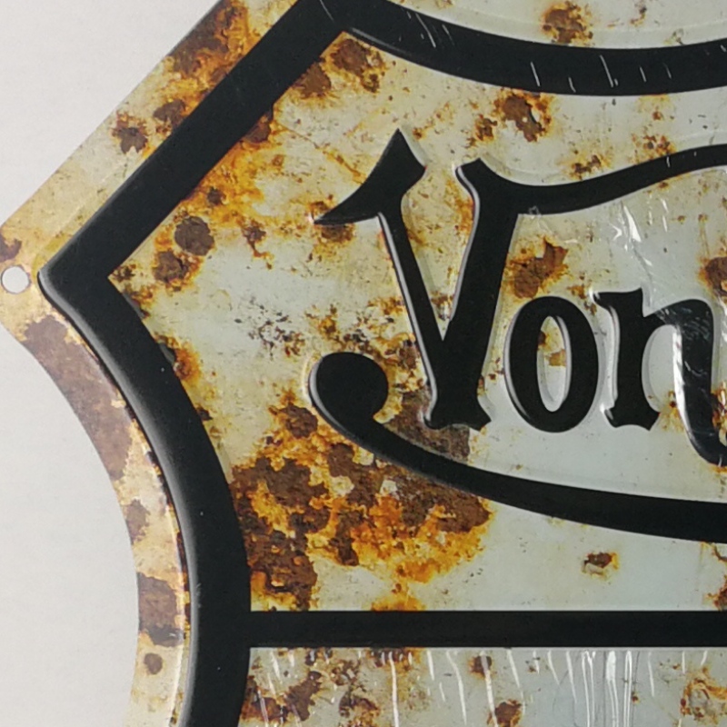 Semne de staniu metalizat în relief vintage pentru decorul de casă sau semne de avertizare Retro Semne de staniu Placi decorative Vintage Artă de perete din metal