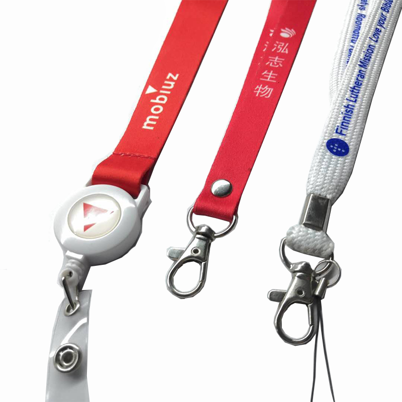 Practica de vânzări directe personalizate Lanyard angro poliester lanyard de transfer cald lanyard lanyard uşor de tras catarama de extensie lanyard logo imprimabil