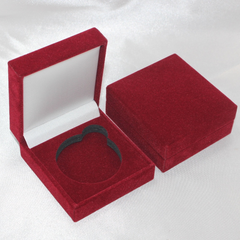 Obiectul V-04 pătrat PU Leather box pentru monede și insigna, butoni, agrafă pentru cravată, etc. mm.63*68*28, greutăți aproximativ 50g