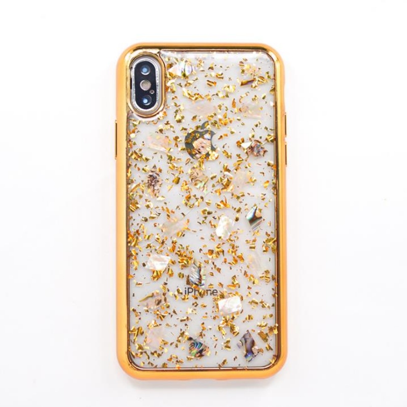 Apple pentru vânzare directă iPhone placă de aur cu placă, coajă de zână colorată transparentă mobilă mobilă personalizată