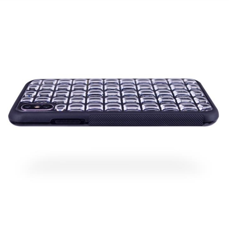 3d Crystal Water drop mozaic lattice Nail polonez cristal clar jeleu coajă telefon mobil IPONEX