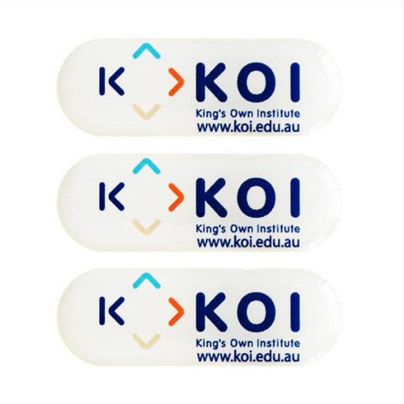 Furnizați placă de identificare a lipiciului cu picături din plastic pentru picături din PVC, autocolant transparent pentru lipici, lipici acrilic pictogramă logo personalizat