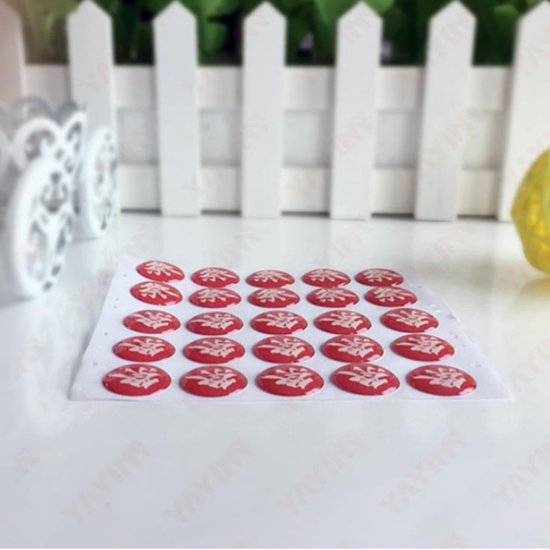 Taină-făcut special culoare de imprimare ecran de mătase proces de picurare rafinat lipici estetic, autocolante de culoare transparent ă etichetă PVC picurare lipici