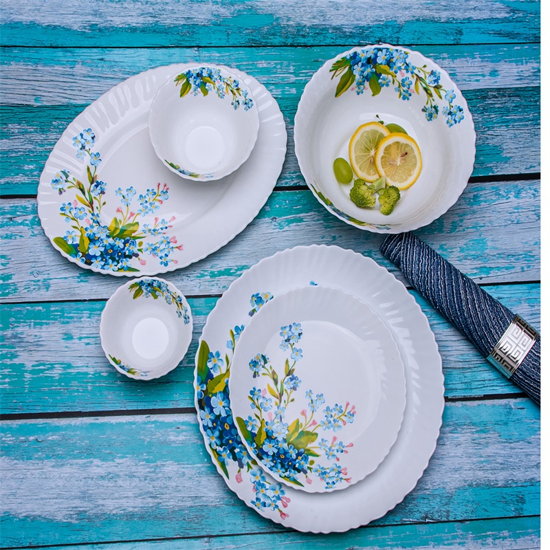 Set de cină din sticlă opal --- LHP &Heat Resistent Opal Glassware