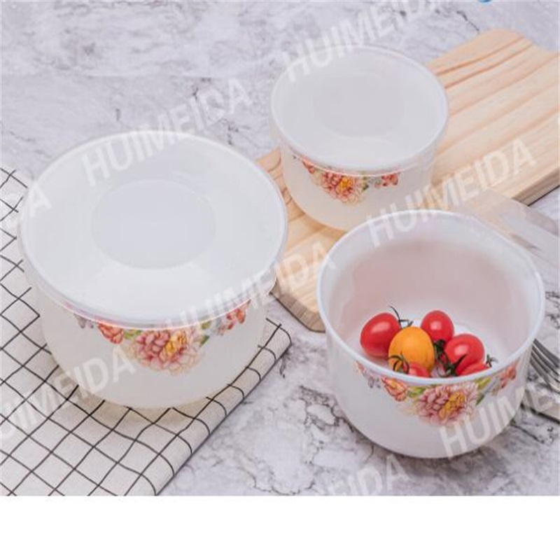 Set de cină din sticlă opal. HDW Noodle Bowl