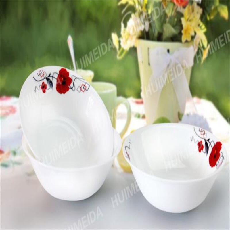 Set de cină din sticlă opal