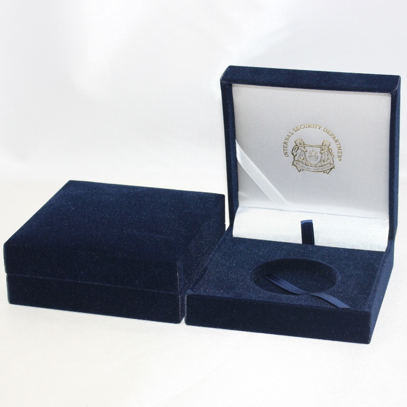 Obiect V-06L patrat Plastic Leatherette Paper Box pentru 60-80 mm monedă, medalie, etc. mm.100*100*40, greutăți aproximativ 110g