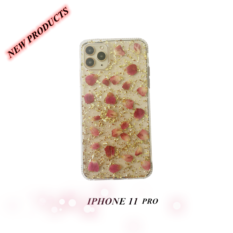 NOU PRODUSE: IPHONE 11 PRO producători de vânzare flash flash POWDER GOLD FOIL SILVER FOIL telefon mobil Shell, capac de protecție pentru toate părțile moi cu carcasă de protecție
