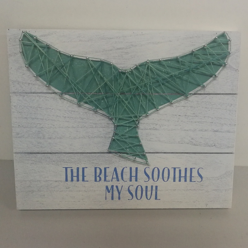 Wood Box Handmade String Wall Art Kit Wood Sign-160; 2x35CM