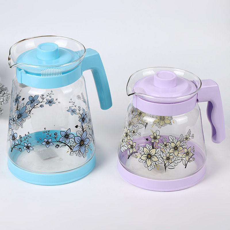 Noul Teapot Household Simple Applique Creative Handle Design Cold Water Glass Pot Spot Client Wholesale