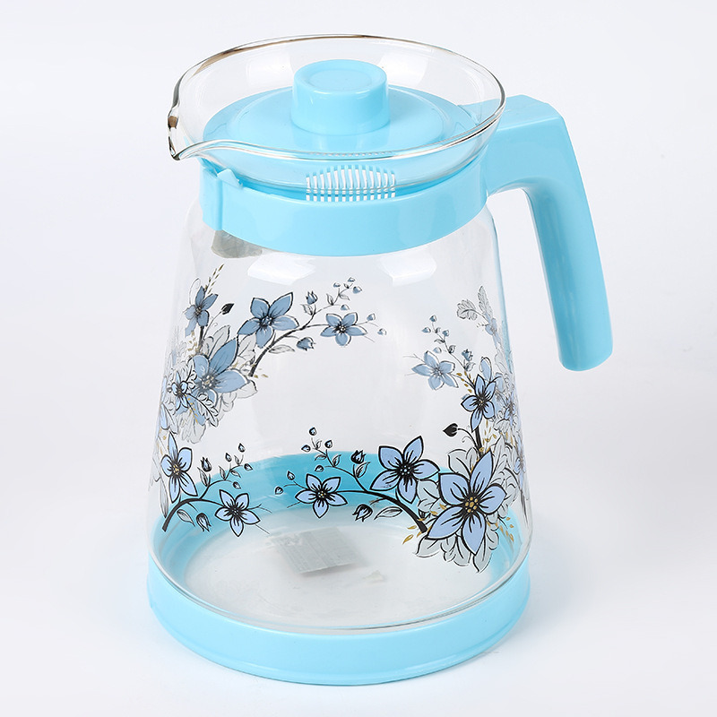 Noul Teapot Household Simple Applique Creative Handle Design Cold Water Glass Pot Spot Client Wholesale