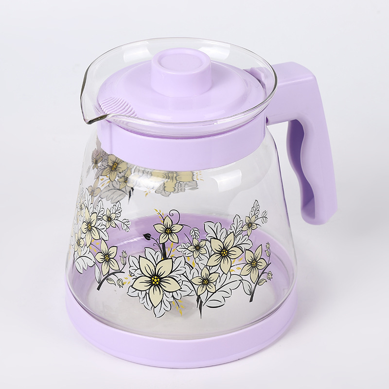Noul Teapot Household Simple Applique Creative Handle Design Cold Water Glass Pot Spot Client Wholesale