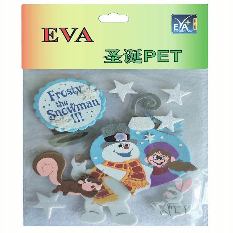 Foam autocolante PET Foam Glitter PET Foam Crăciun PET