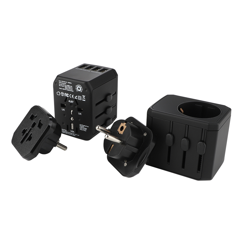 Lumialele universal 4 port USB 5V/6A standard adaptor de călătorie multifuncţional