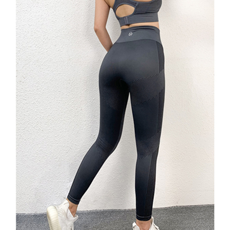 Pantaloni sport de dresaj rapid de dama cu talie înaltă pantaloni de fitness de alergare yoga toamna