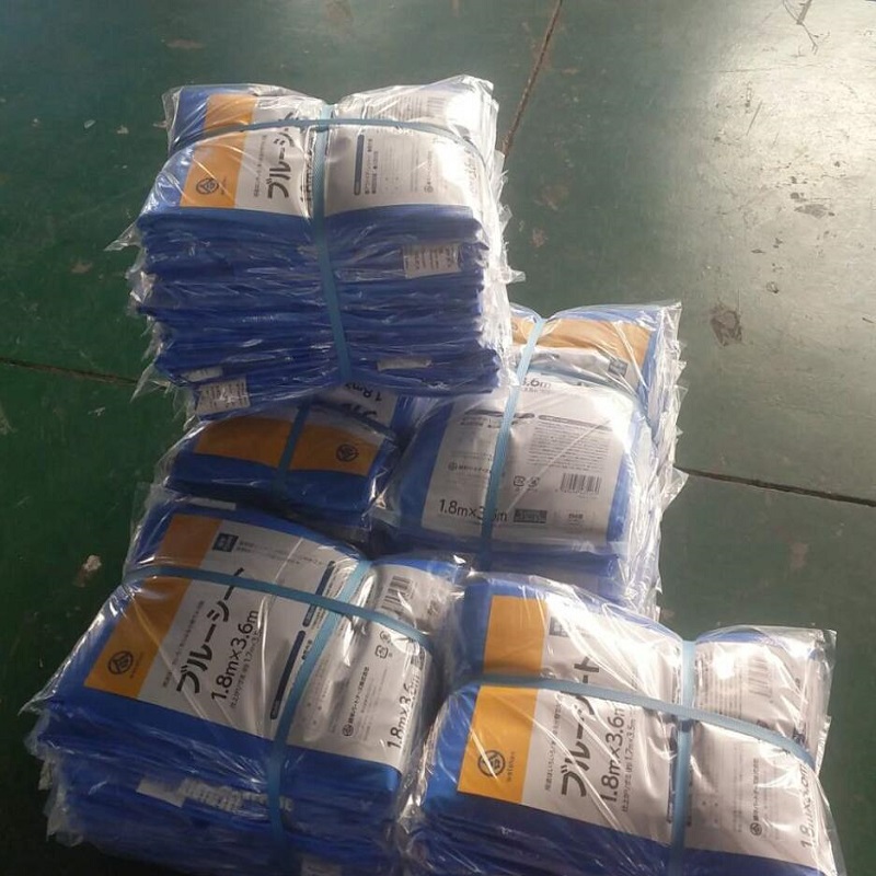 Culoare verde țesătură țesută HDPE Prelată LDPE laminată PE prelată acoperire camion prelată foi de plastic