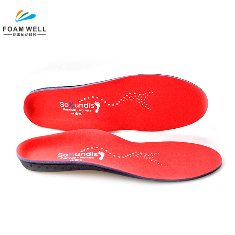 Hot Vanding PU Foam EVA Shoe Insirts for Plantar Fastitis Flat Foot High Arch Suport Orthotics