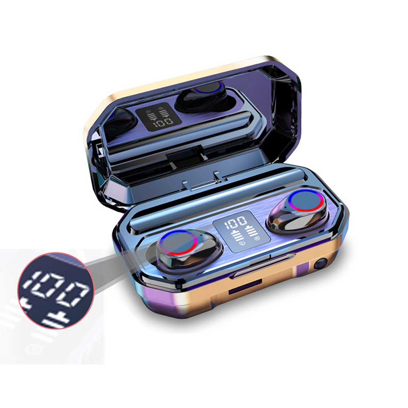 Căști cu căști Bluetooth pentru căști M12 Tws cu funcție de la Power Bank, căști impermeabile impermeabile Ipx-5